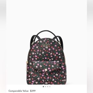 Kate spades ♠️ floral small backpack